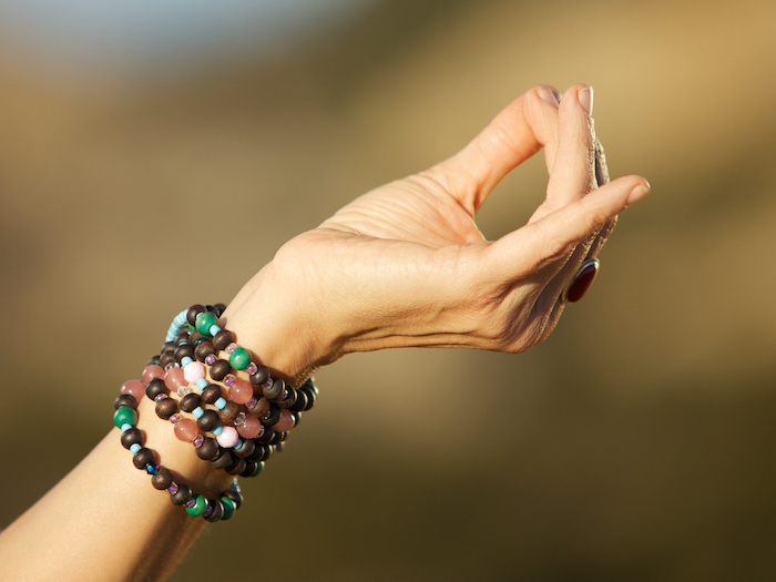 Jeanne Heileman chin mudra mala beads yoga meditation